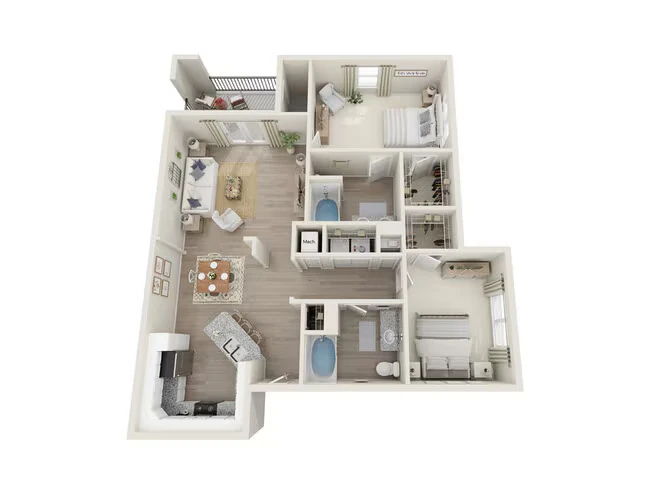 Auburn 2nd floor B11-1127 floor plan